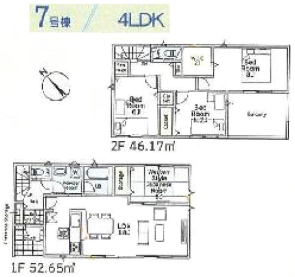 クレイドルガーデン富里市七栄　第33全14棟７号棟