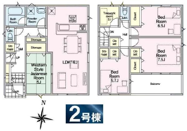 クレイドルガーデン　八街市文違第８・全２棟・２号棟