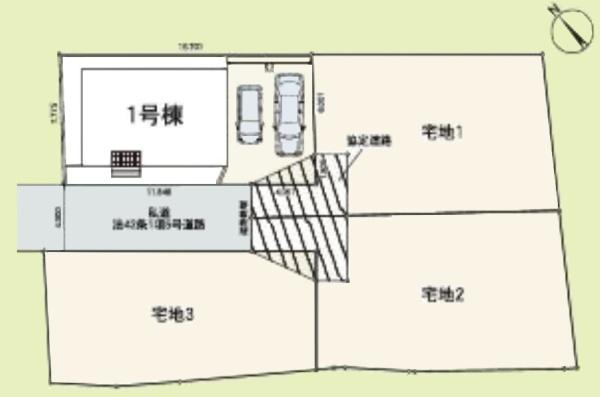 成田市　寺台　第１　全１棟　１号棟