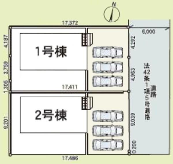 クレイドルガーデン　成田市　西三里塚　第10　全２棟　１号棟