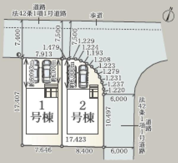 クレイドルガーデン成田市吾妻　第１４・全２棟・２号棟
