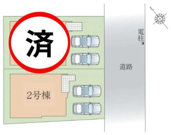リガーレ成田市加良部３期・全２棟・２号棟