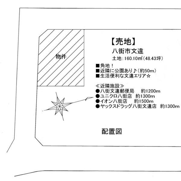 売地・八街市　文違（やちまたし　ひじかい）
