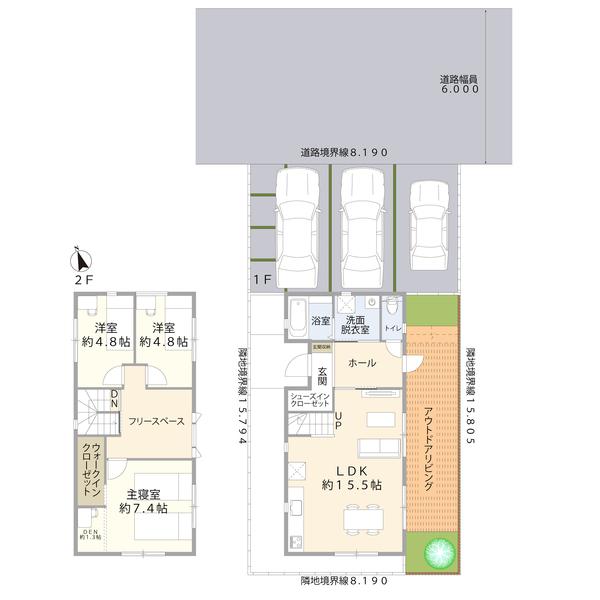 酒田市若浜町の新築一戸建