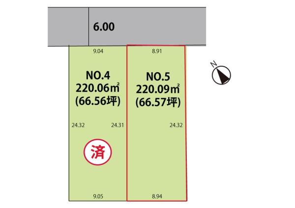 山形市みはらしの丘３丁目の土地