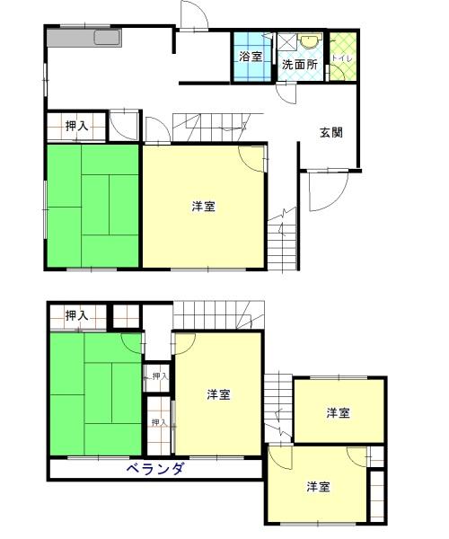 山形市篭田三丁目売貸家