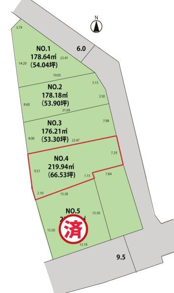 南陽市三間通の土地