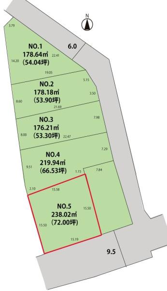南陽市三間通の売土地