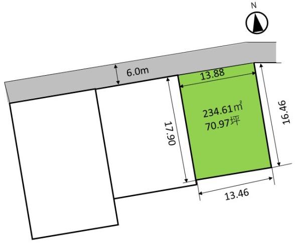 東置賜郡高畠町大字安久津の売土地