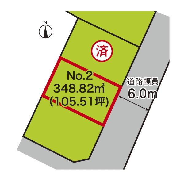 米沢市窪田町窪田字中谷地の土地