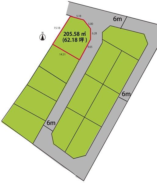 天童市大字長岡の売土地