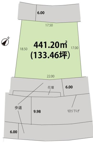 上山市みはらしの丘の売土地