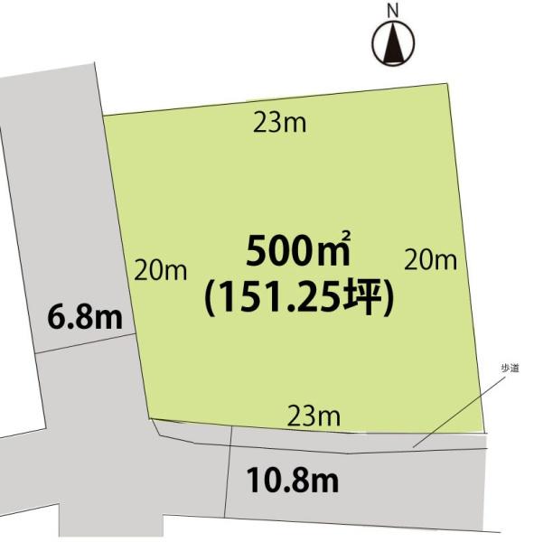 東村山郡中山町大字柳沢の売土地