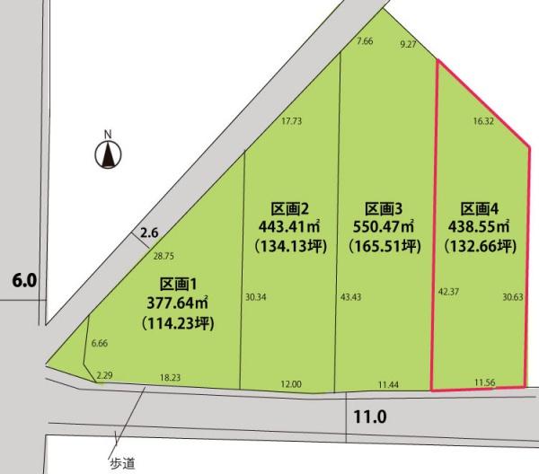 尾花沢市新町４丁目の売土地