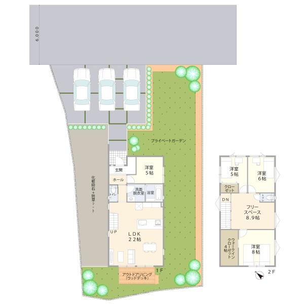 米沢市中田町の新築一戸建