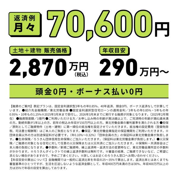 西村山郡河北町谷地所岡２丁目の新築一戸建