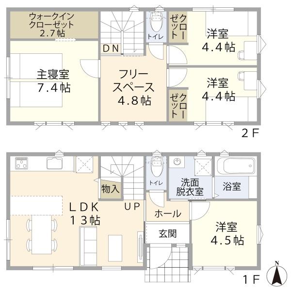 村山市楯岡荒町１丁目の新築一戸建