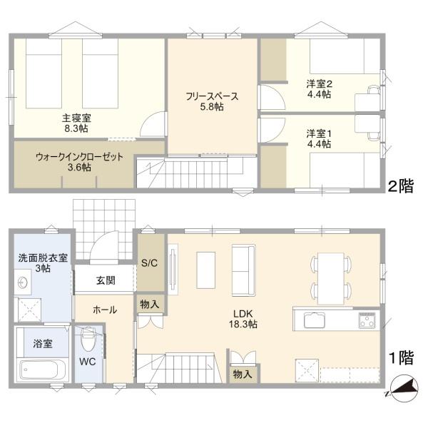 天童市大字山元の新築一戸建