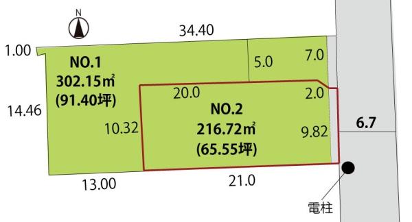 鶴岡市文園町の売土地