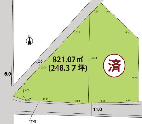尾花沢市新町４丁目の売土地