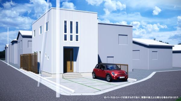 仙台市青葉区双葉ケ丘1丁目の土地(プラン例(外観パース))