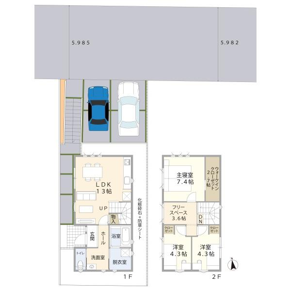 仙台市青葉区川平３丁目の新築一戸建