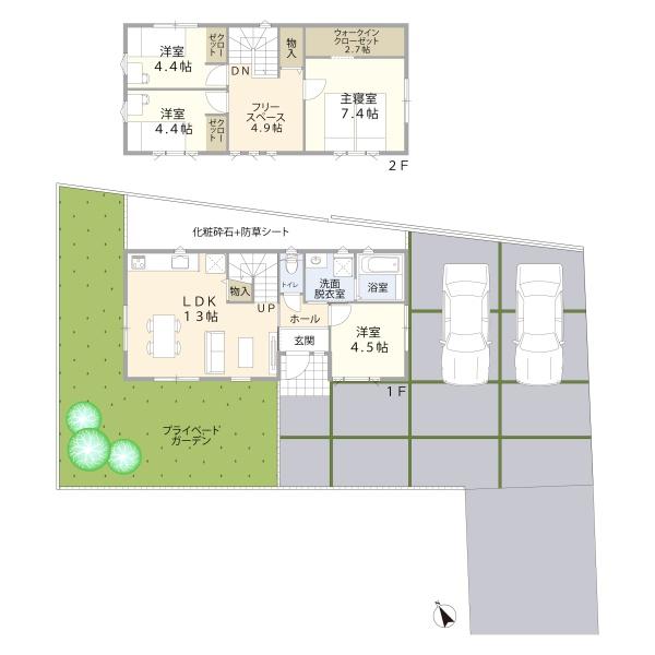 仙台市泉区根白石字平林屋敷の新築一戸建