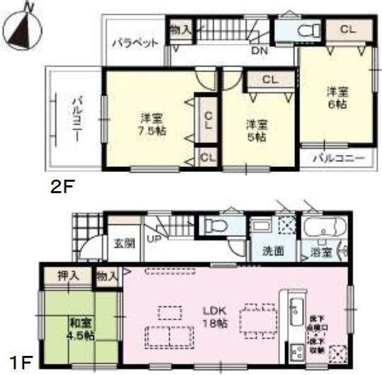 三田市上井沢新築戸建１号地