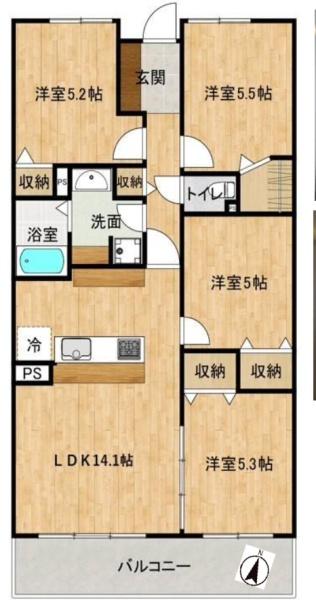 サンディパークスⅡ番館