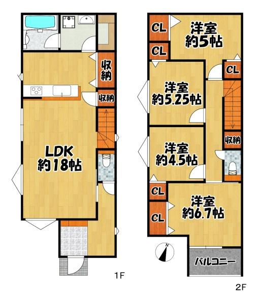 鹿の子台北町5丁目新築戸建５号地