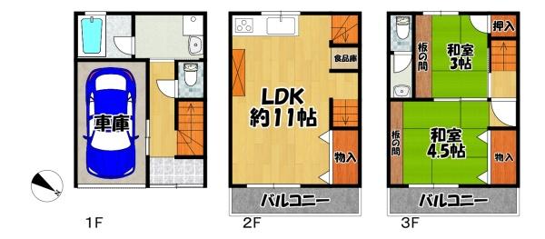 大阪市此花区酉島３丁目の中古一戸建て