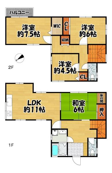 神戸市北区八多町中の中古一戸建