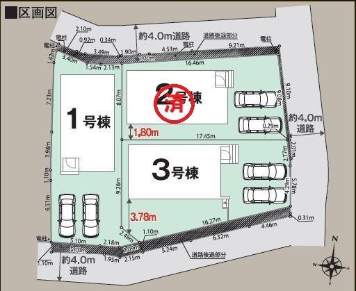 有野町二郎新築戸建て　３号棟