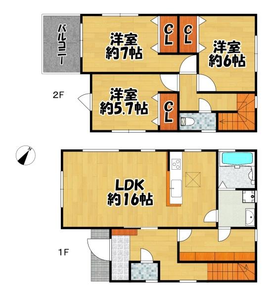 西山新築戸建て　１期　３号棟