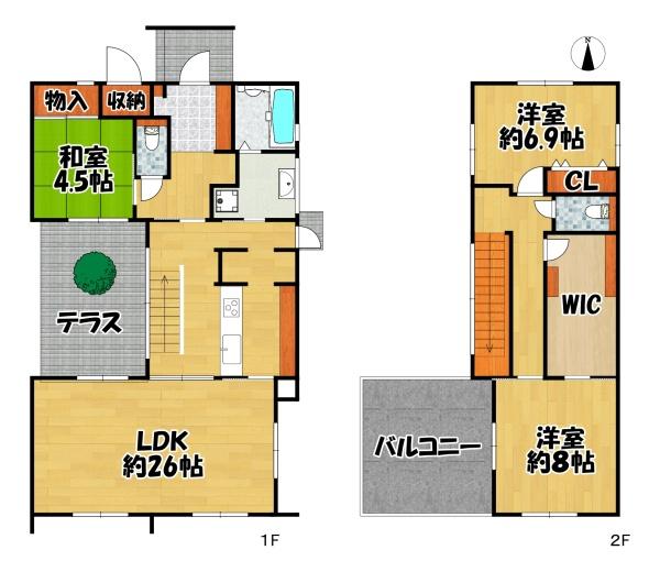 神戸市北区上津台４丁目の中古一戸建て