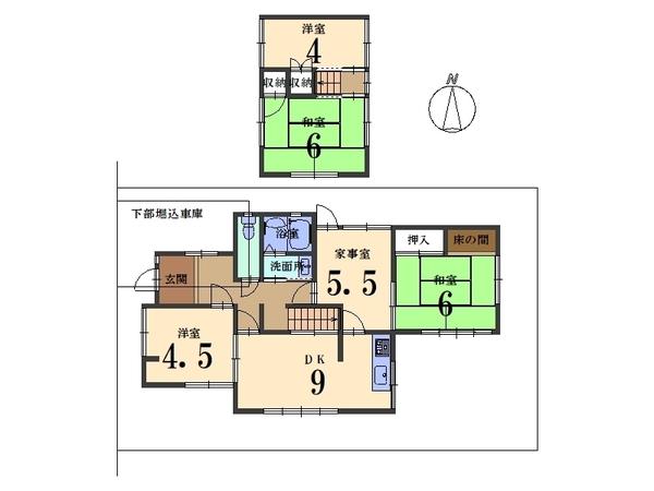 深草大亀谷万帖敷町＿中古一戸建