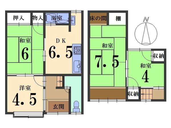 京都市伏見区深草秡川町の中古一戸建