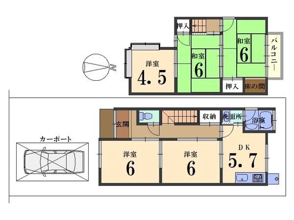 桃山町正宗＿中古一戸建