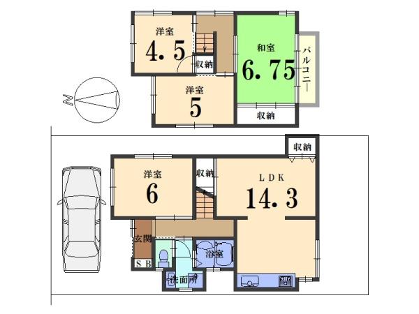 京都市伏見区深草大亀谷内膳町の中古一戸建て