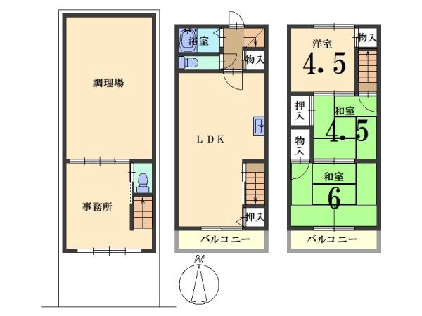 桃山町丹後＿店舗付住宅