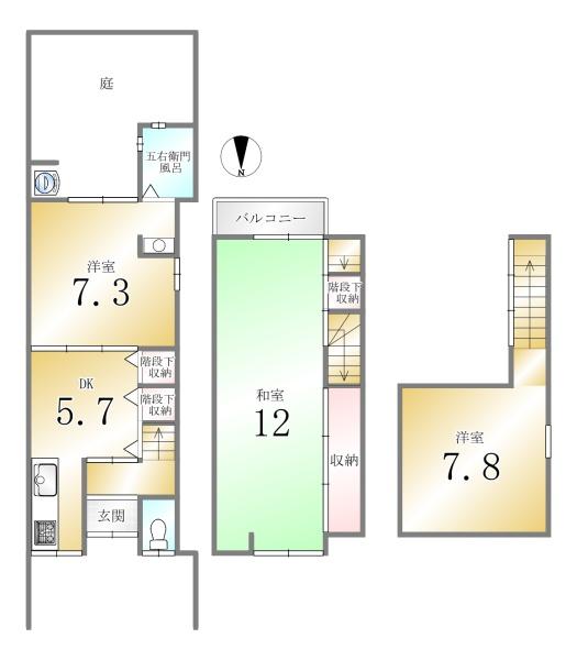 醍醐槇ノ内町＿中古テラスハウス