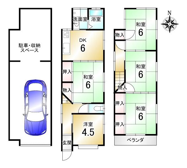 京都市伏見区深草町通町の中古一戸建て