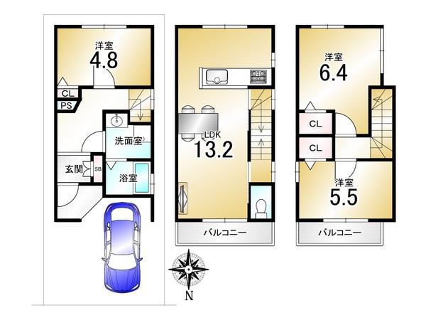 醍醐外山街道町＿新築一戸建