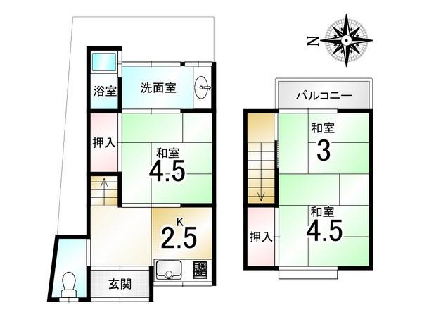 醍醐槇ノ内町＿中古テラスハウス
