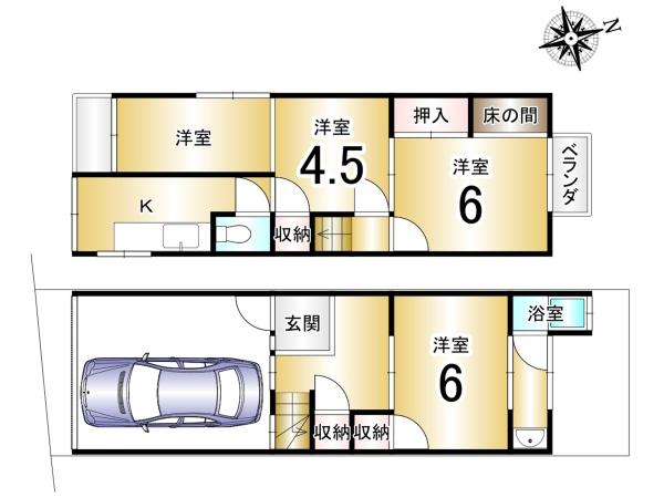 京都市伏見区深草小久保町の中古一戸建て