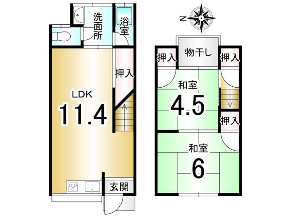 向島本丸町＿中古テラスハウス