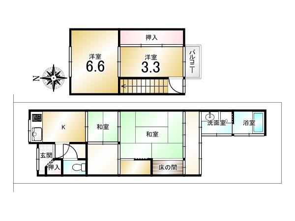 京都市伏見区桃山羽柴長吉中町の中古一戸建て
