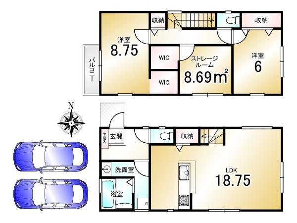 深草願成町＿新築一戸建２号棟