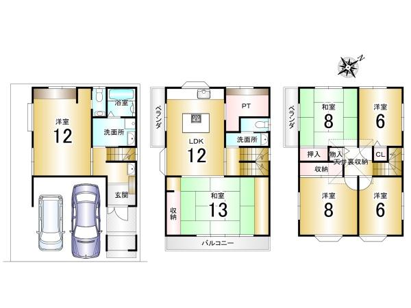 京都市伏見区石田大山町の中古一戸建て