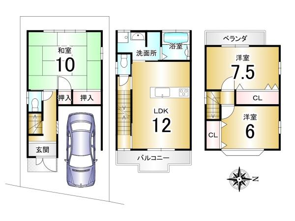京都市伏見区醍醐構口町の中古一戸建て